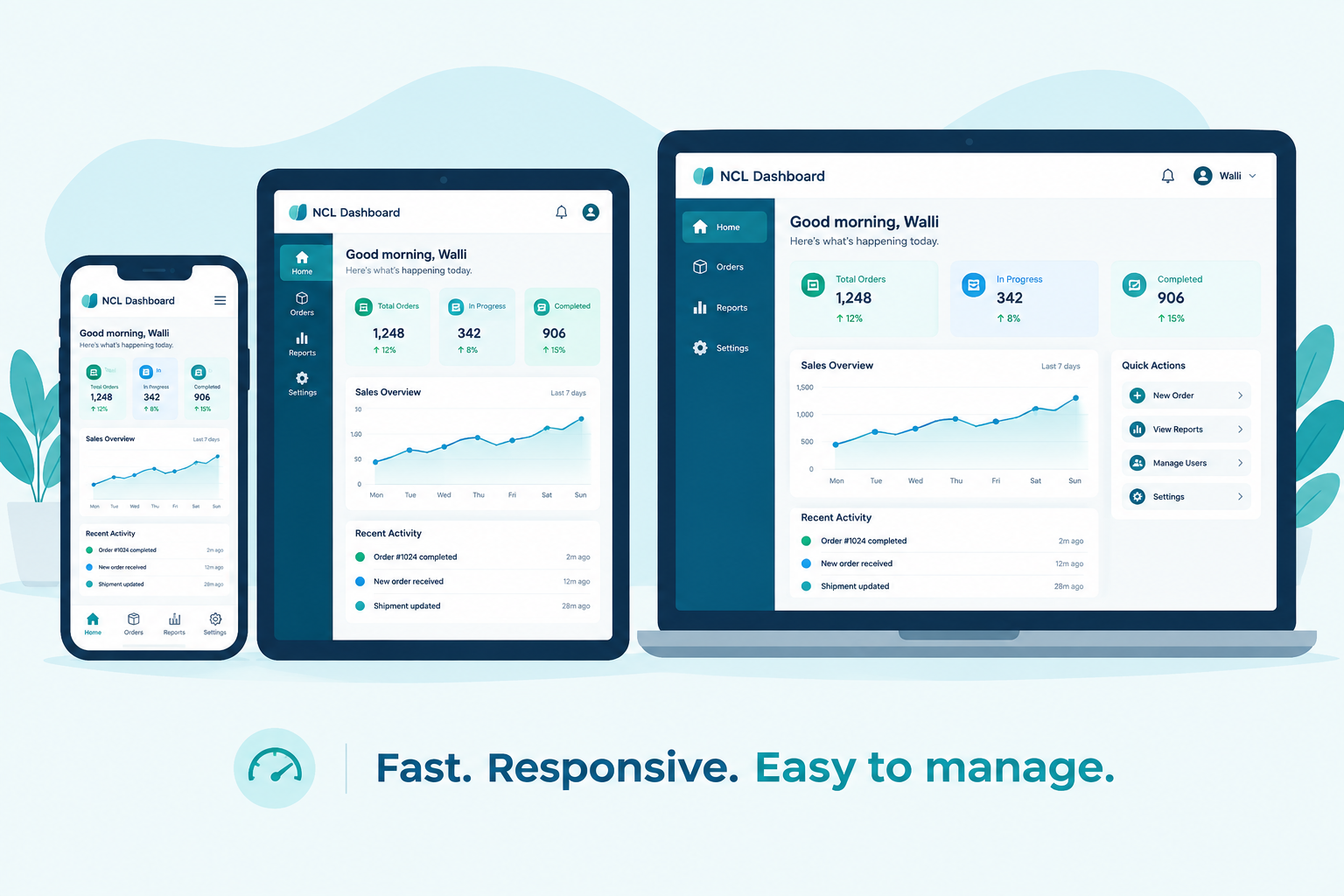 I will build a custom React website or web dashboard with Node JS backend and admin panel